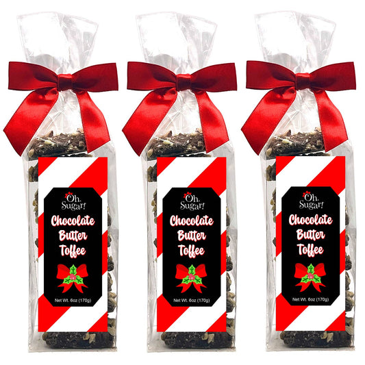 Holiday Christmas Chocolate Almond Butter Toffee