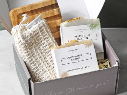 All Natural Bath& Spa Set. Simple Care Package Gift Box - Southern Sassy Boutique