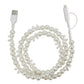 Pearl & Bow Cord Charging Cable 2 in 1 Charger- 39 inches