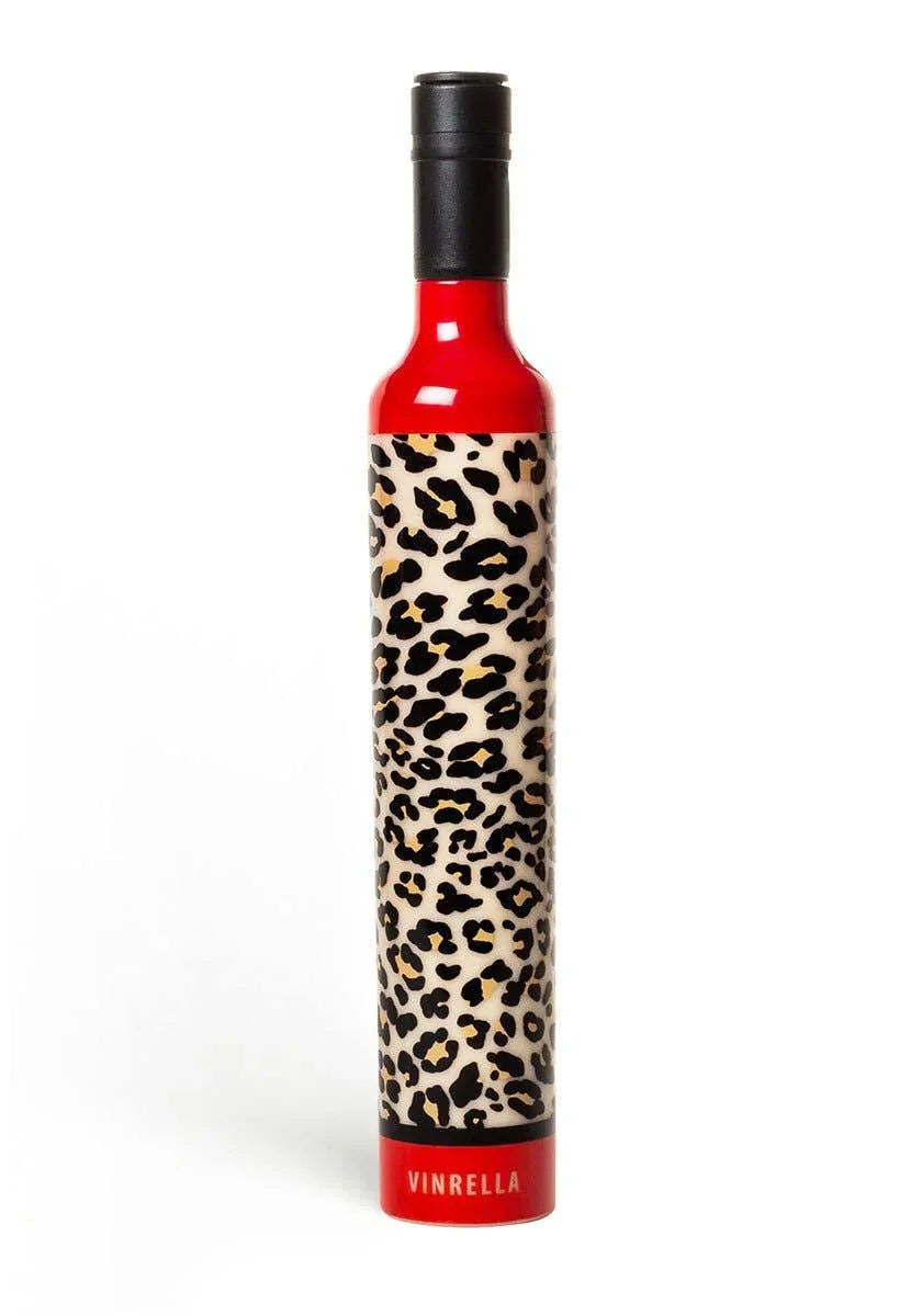 Leopard Print Bottle Umbrella - Southern Sassy Boutique