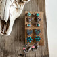 6 Pair Western Navajo Style Rhinestone Stud Stud Earring Set