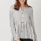 Stripe Peplum Shirt