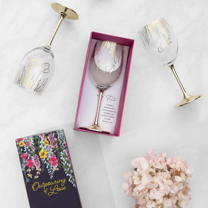 Friend - Gift Boxed 19 oz Crystal Wine Glass - Southern Sassy Boutique