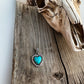 Western Semi Stone Rhinestone Heart Necklace