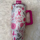 Insulated Cup 40 oz PINK Awareness