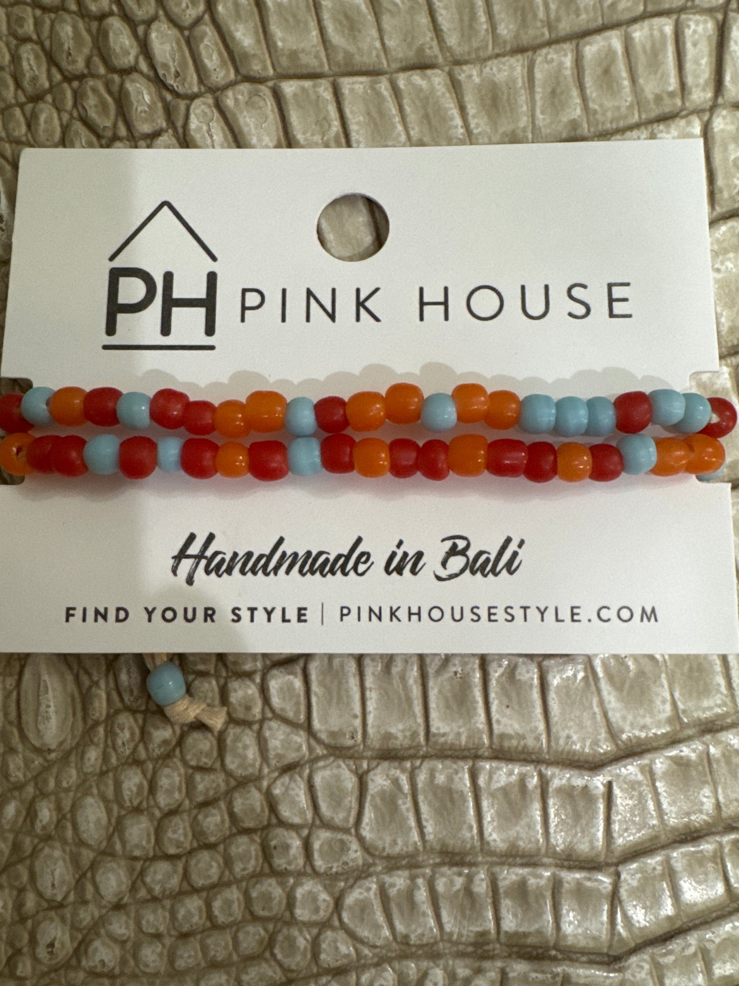 2 Strand Beaded Pull Bracelet