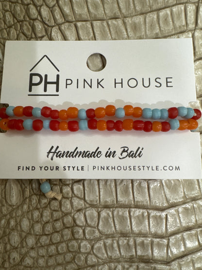 2 Strand Beaded Pull Bracelet - Southern Sassy Boutique