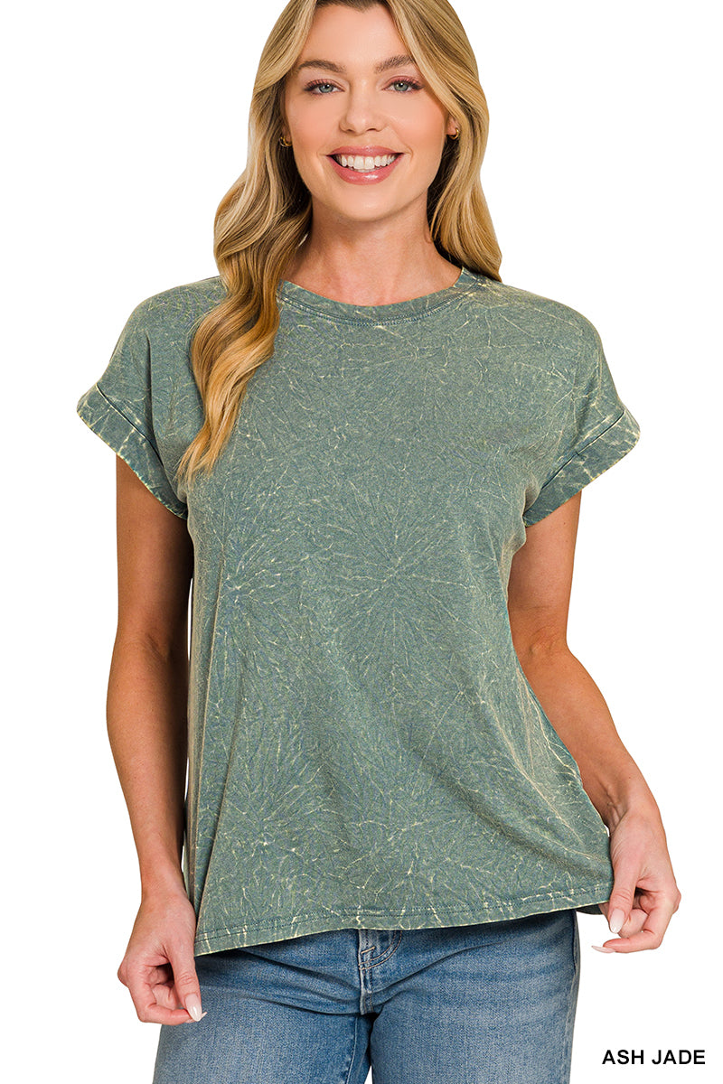 Crinkle Relaxed Fit Tee