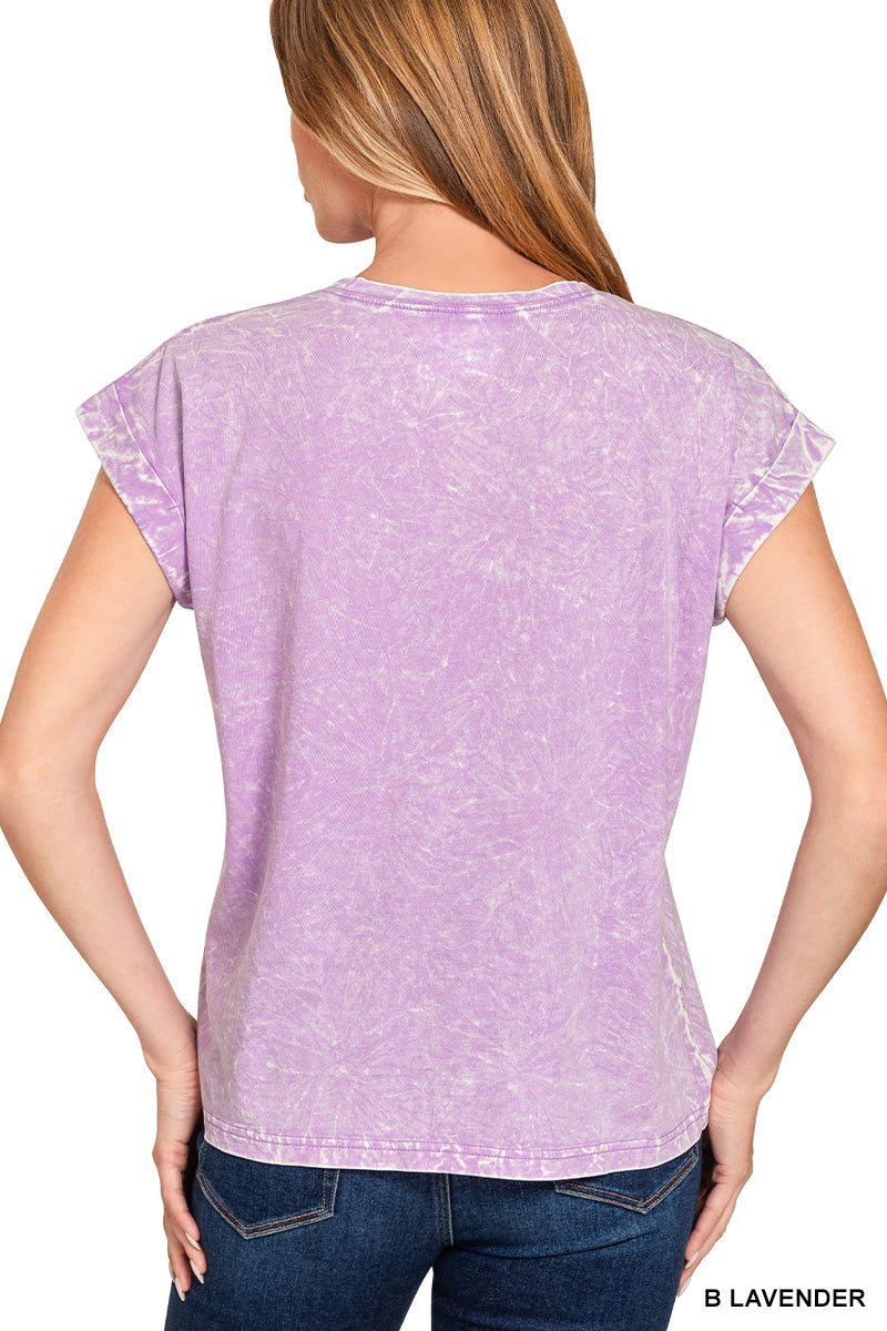 Crinkle Relaxed Fit Tee