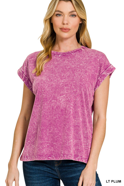 Crinkle Relaxed Fit Tee