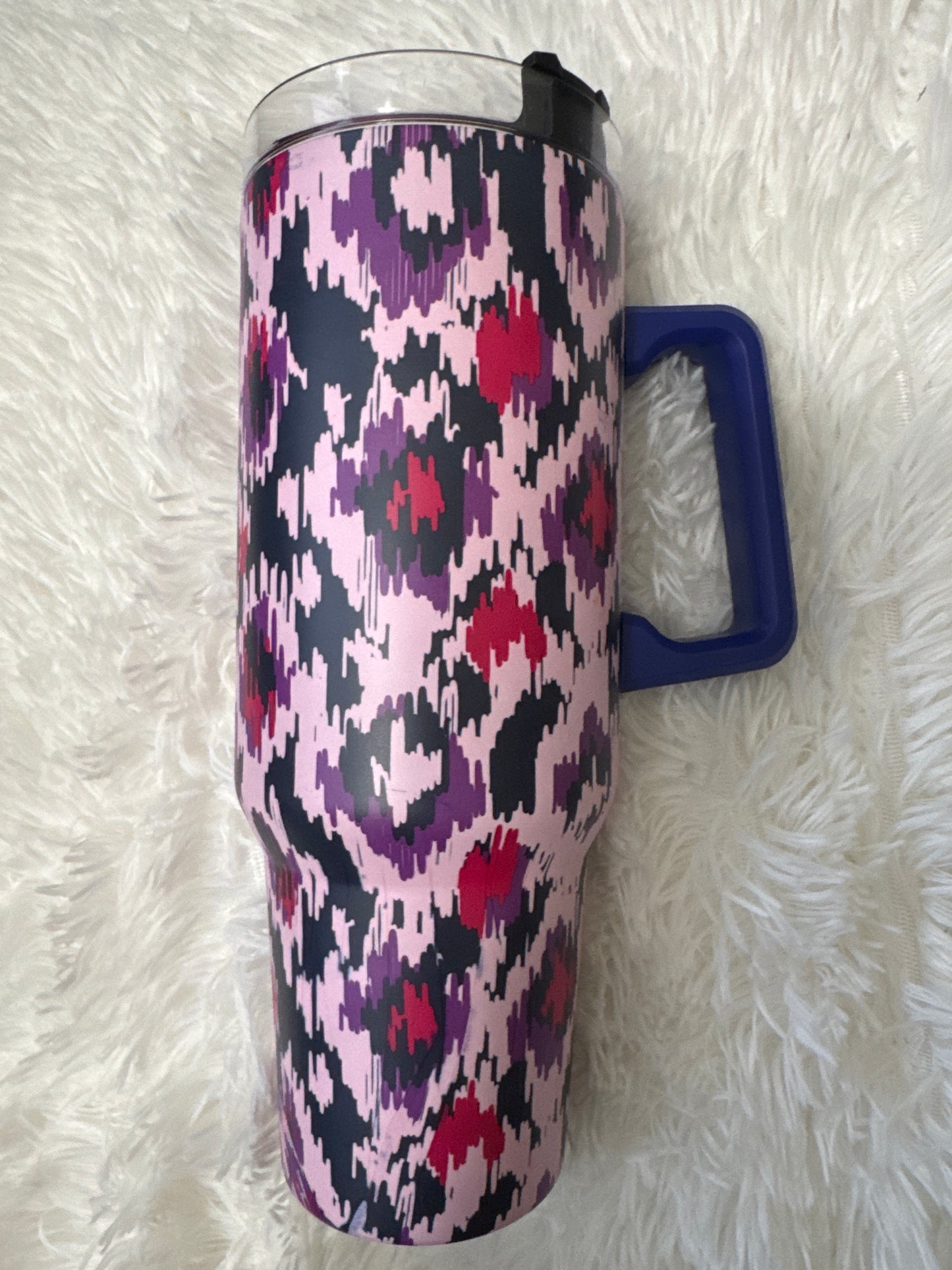 40 oz Cup with Handle Full Print Design