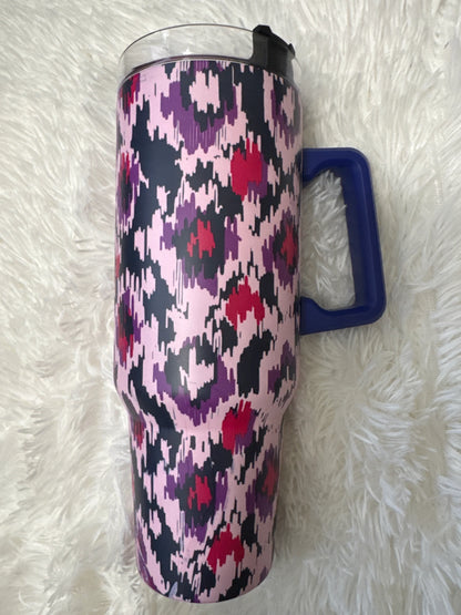 40 oz Cup with Handle Full Print Design - Southern Sassy Boutique