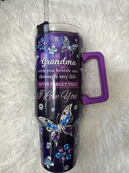 Celebrate Love Theme 40oz Insulated Cup - Southern Sassy Boutique