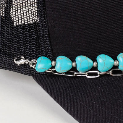 Heart Trucker Hat Chain