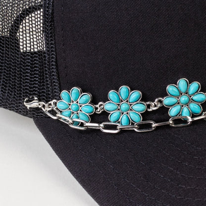Blossom Trucker Hat Chain - Southern Sassy Boutique