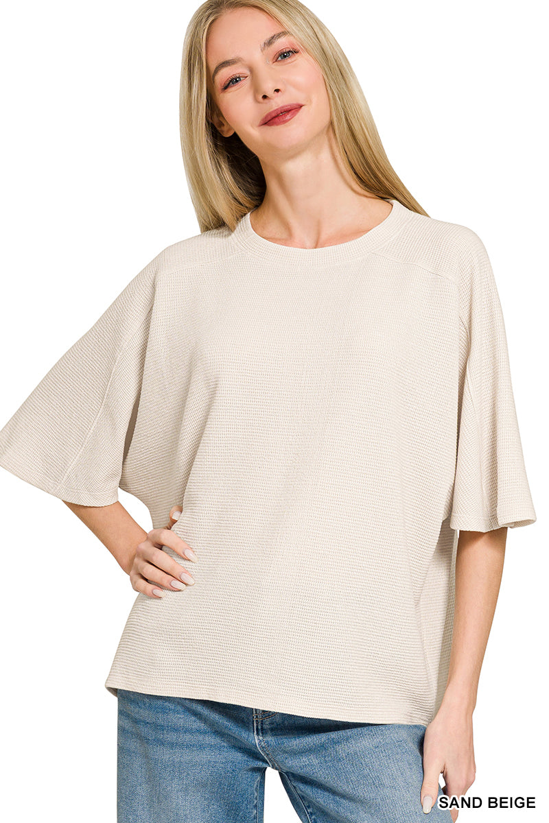 Double Knit Short Sleeve Top