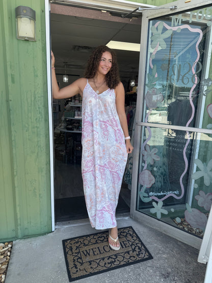 Floral Print Maxi Dress