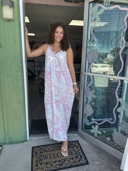 Floral Print Maxi Dress