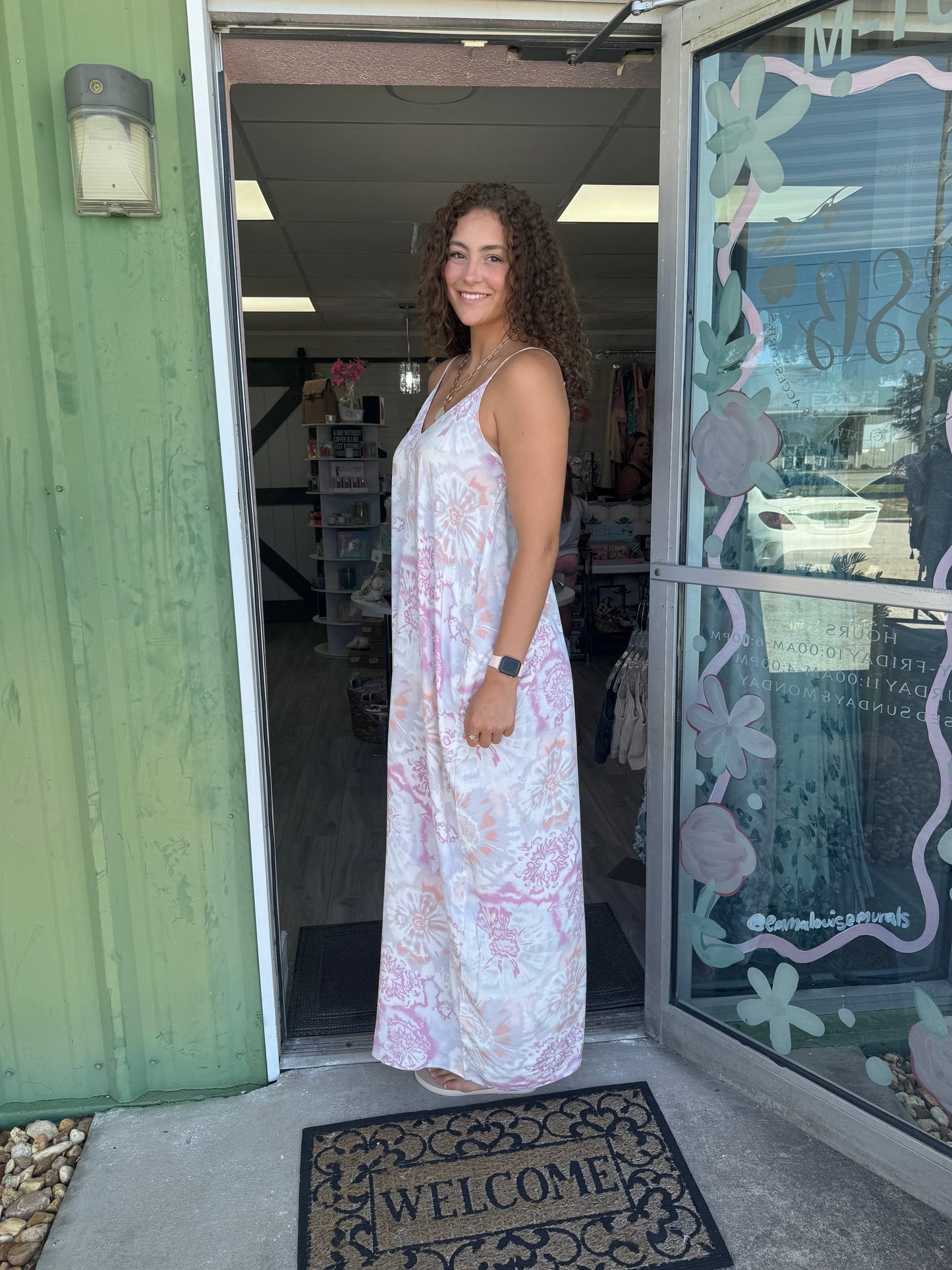 Floral Print Maxi Dress