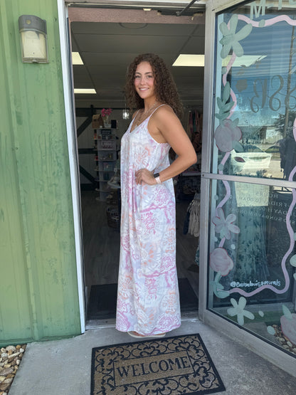 Floral Print Maxi Dress