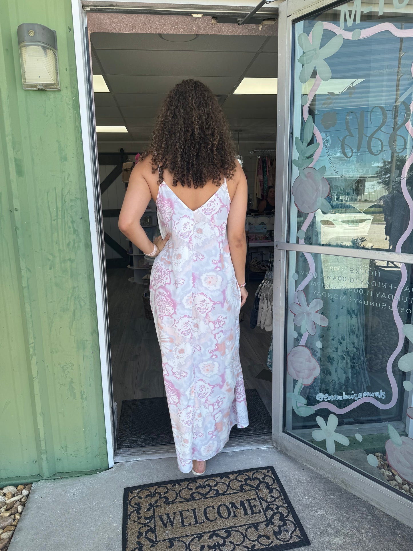 Floral Print Maxi Dress