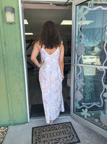 Floral Print Maxi Dress