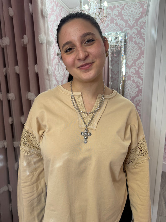 Layered Cross with Crystals