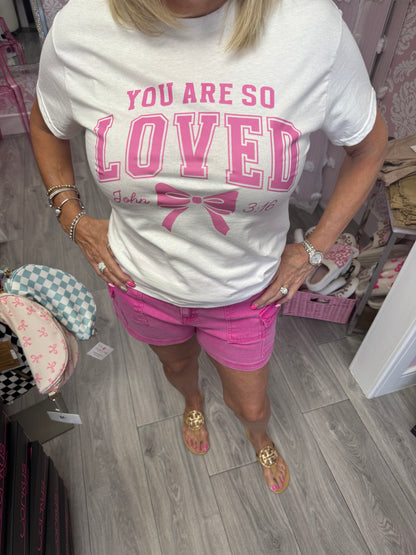 You Are So Loved Short Sleeve Shirt
