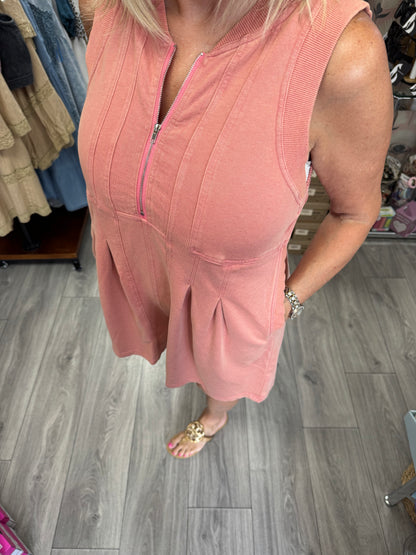 Effortless Chic Zip-Up Romper