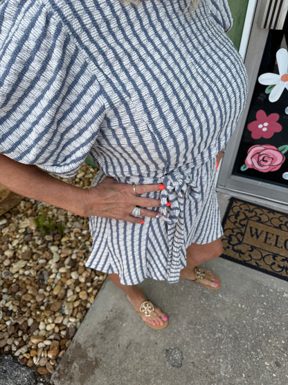Knitted Stripped Romper