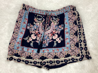 Floral Printed Shorts With Pockets