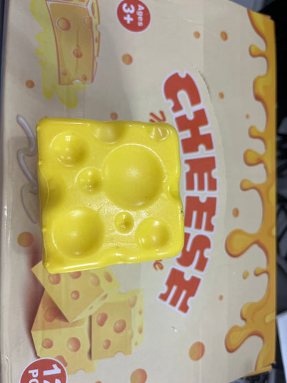 Cheese Squishy Toy – Super Soft Sensory Cube