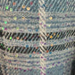 Sequin Plaid Oversized Shacket with Pockets
