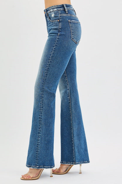 Tummy Control High Rise Flare Jeans