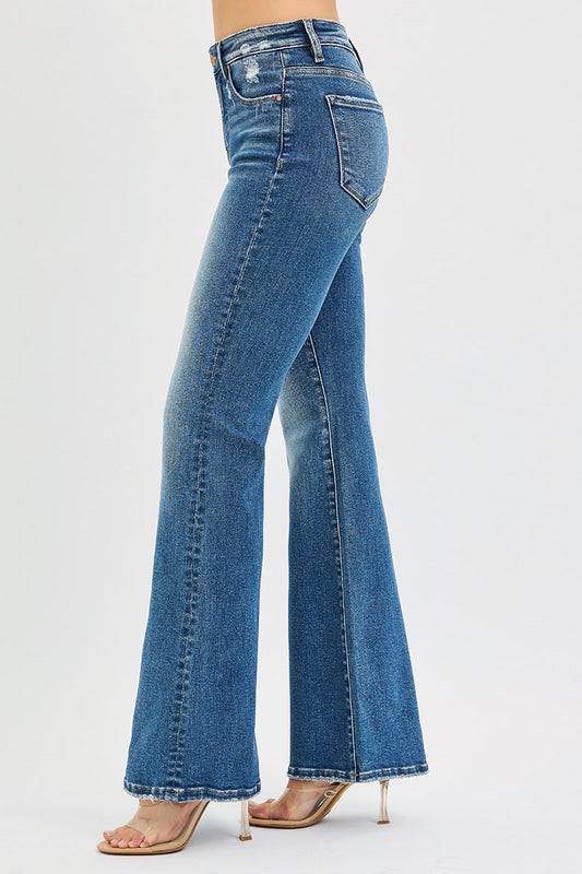 Tummy Control High Rise Flare Jeans