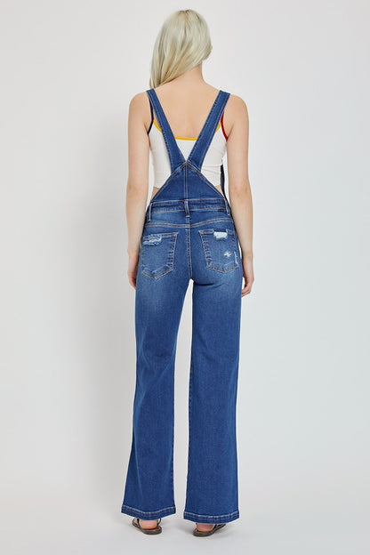 Risen Dark Wide Leg Overalls