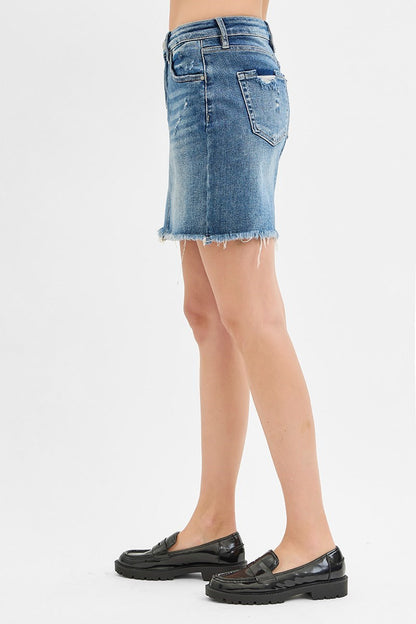 Risen Mid Waist Pencil Skirt