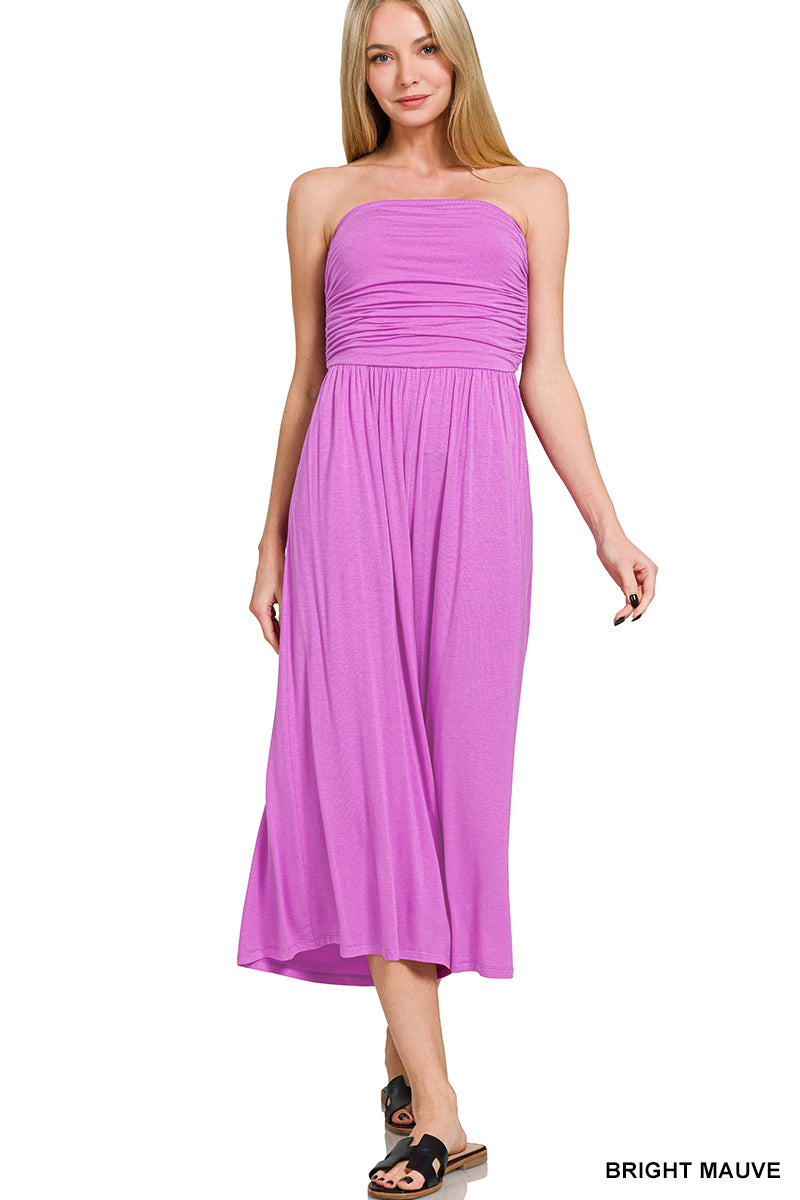 Strapless Tube Top Jumpsuit