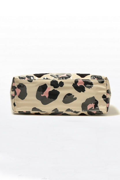 Leopard Bow PVC Tota Bag