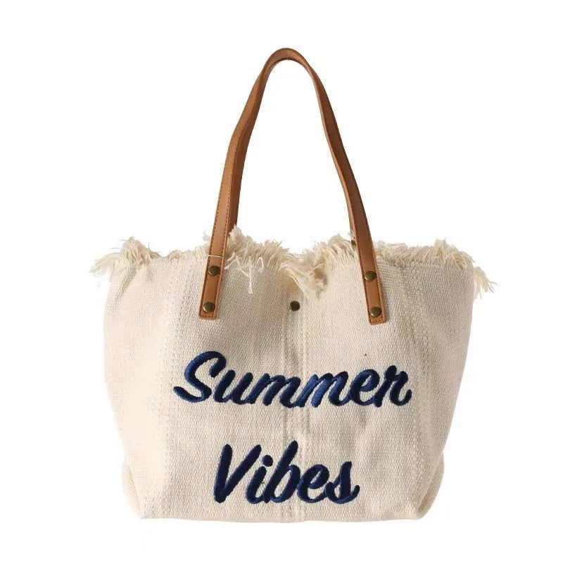 Summer Vibes Print Shoulder Bag