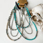 Western Semi Stone Layered Navajo Bead Neckace