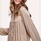 Soft Washed Button Down Waffle Textured Gauze Shirts