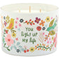 You Light Up My Life Candle