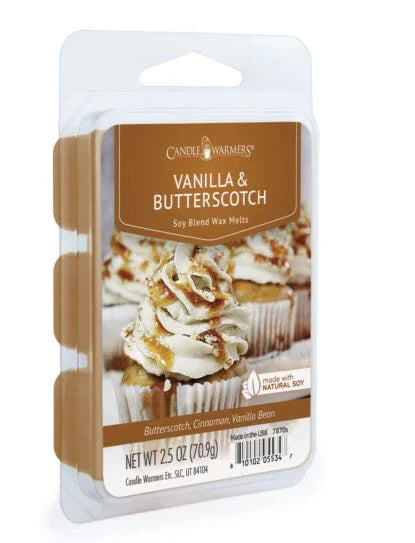 2.5 oz Wax Melt Vanilla & Butterscotch - Southern Sassy Boutique