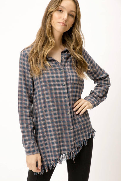 Plaid Flannel Shirt - Southern Sassy Boutique