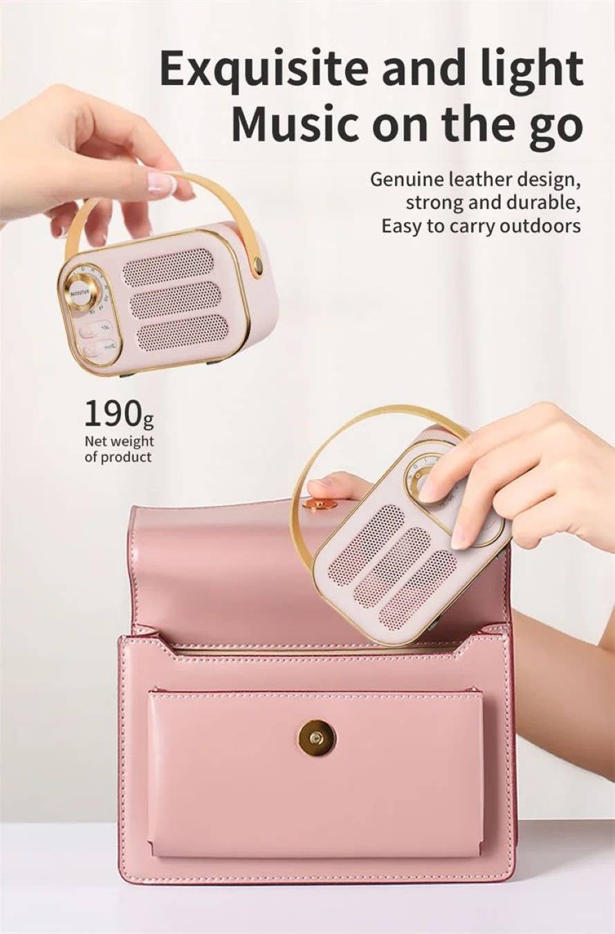 Rechargeable Retro Bluetooth Speaker