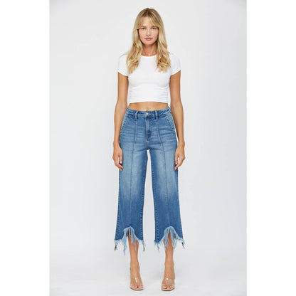 HIGH RISE CROPPED WIDE LEG