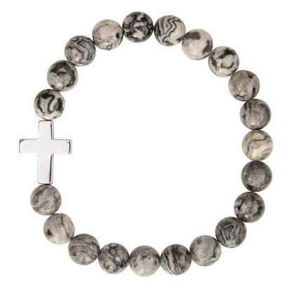 Stone Cross & Bead Bracelets - Southern Sassy Boutique