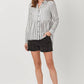 Stripe Peplum Shirt