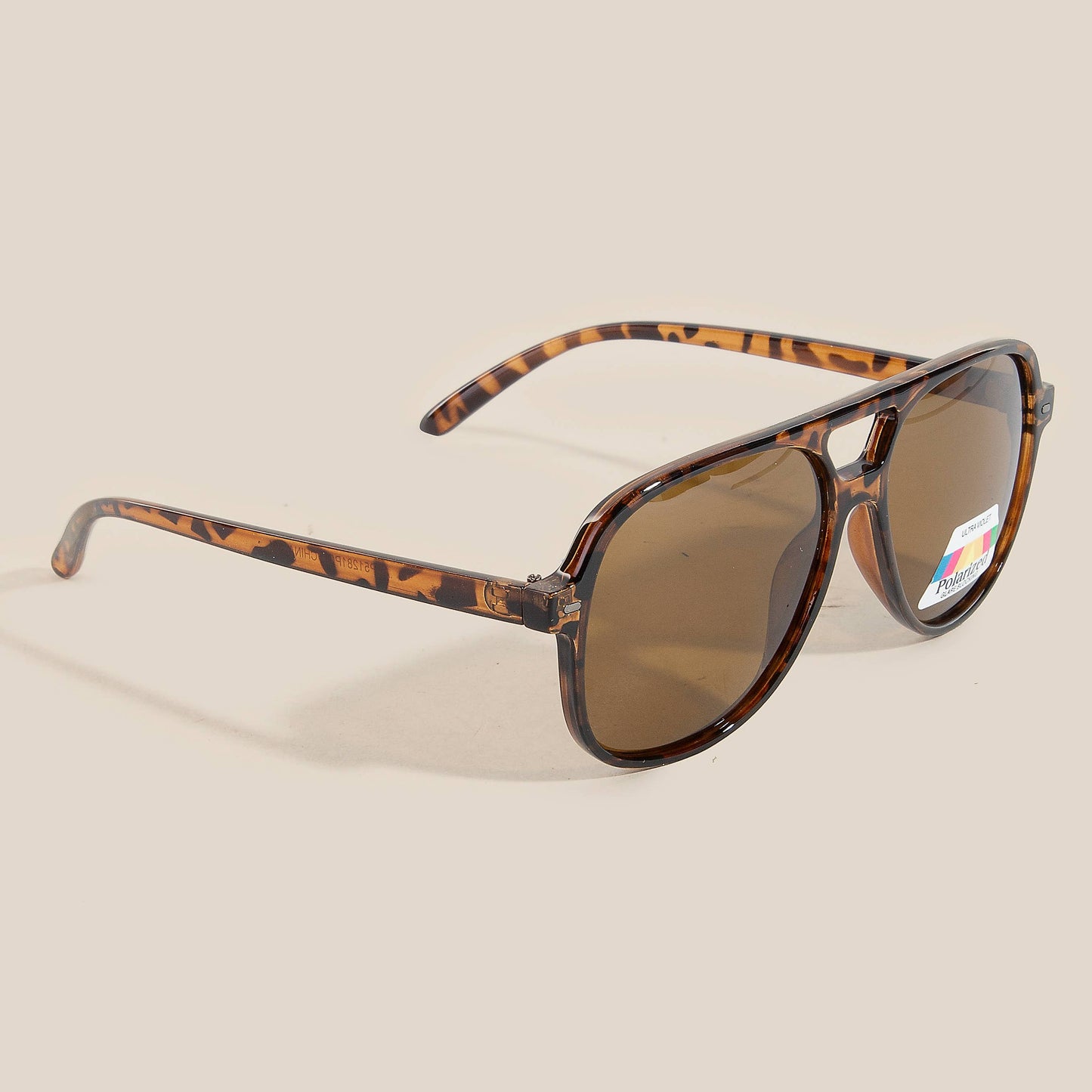 Acetate Aviator Frame Sunglasses
